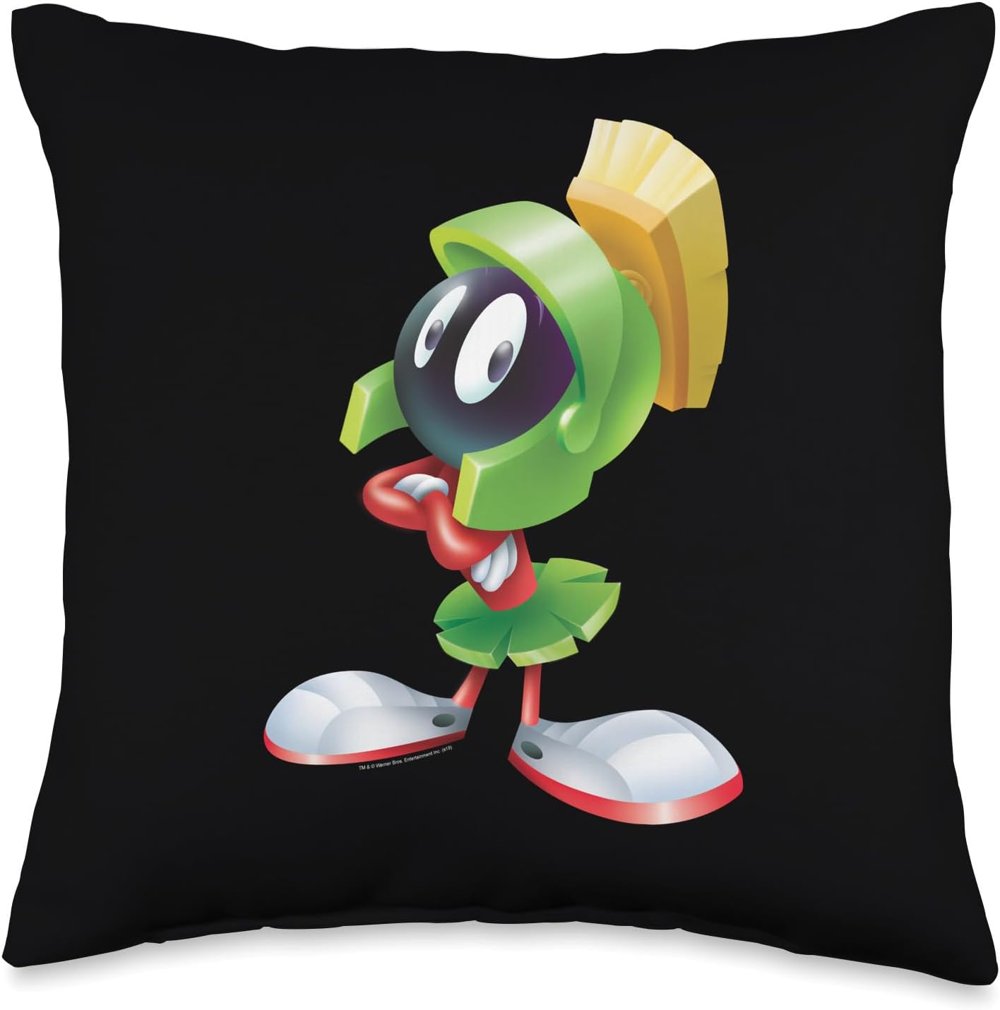 Looney Tunes Marvin the Martian Airbrushed Throw Pillow