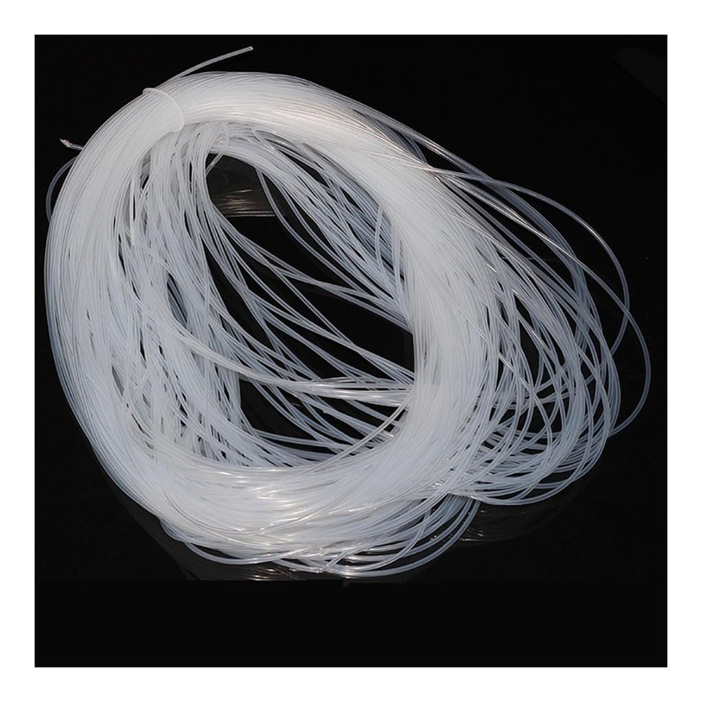 10 Meter 0.3mm 0.4mm 0.5mm 0.6mm 0.7mm 0.8mm ID Food Grade Transparent Rubber Hose Micro Flexible Soft Silicone Tube Pipe Aquarium, 1pcs (Size : 0.5x2mm)