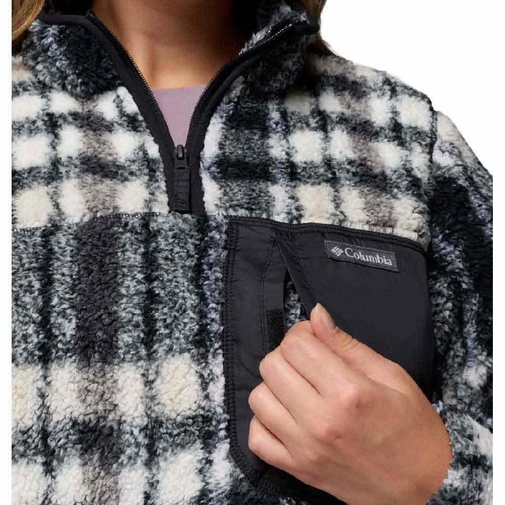 Columbia West Bend 1/4 Zip 2 Pull Over in pile Donna (Pacco da 1)