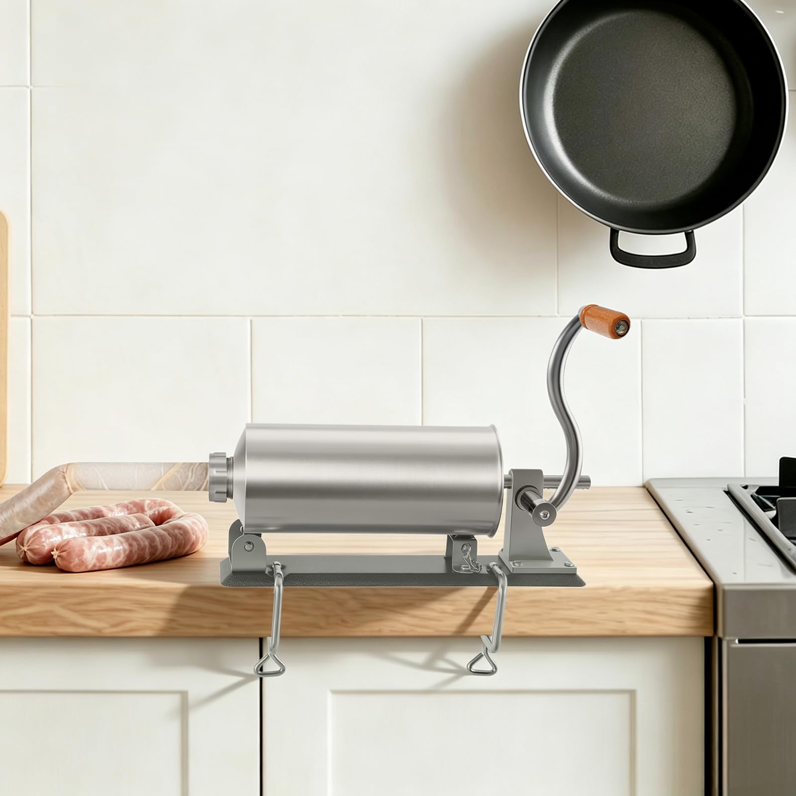 Macchina Salsiccia Manuale Salsiccia In Acciaio Inox 3L, Salsiccia