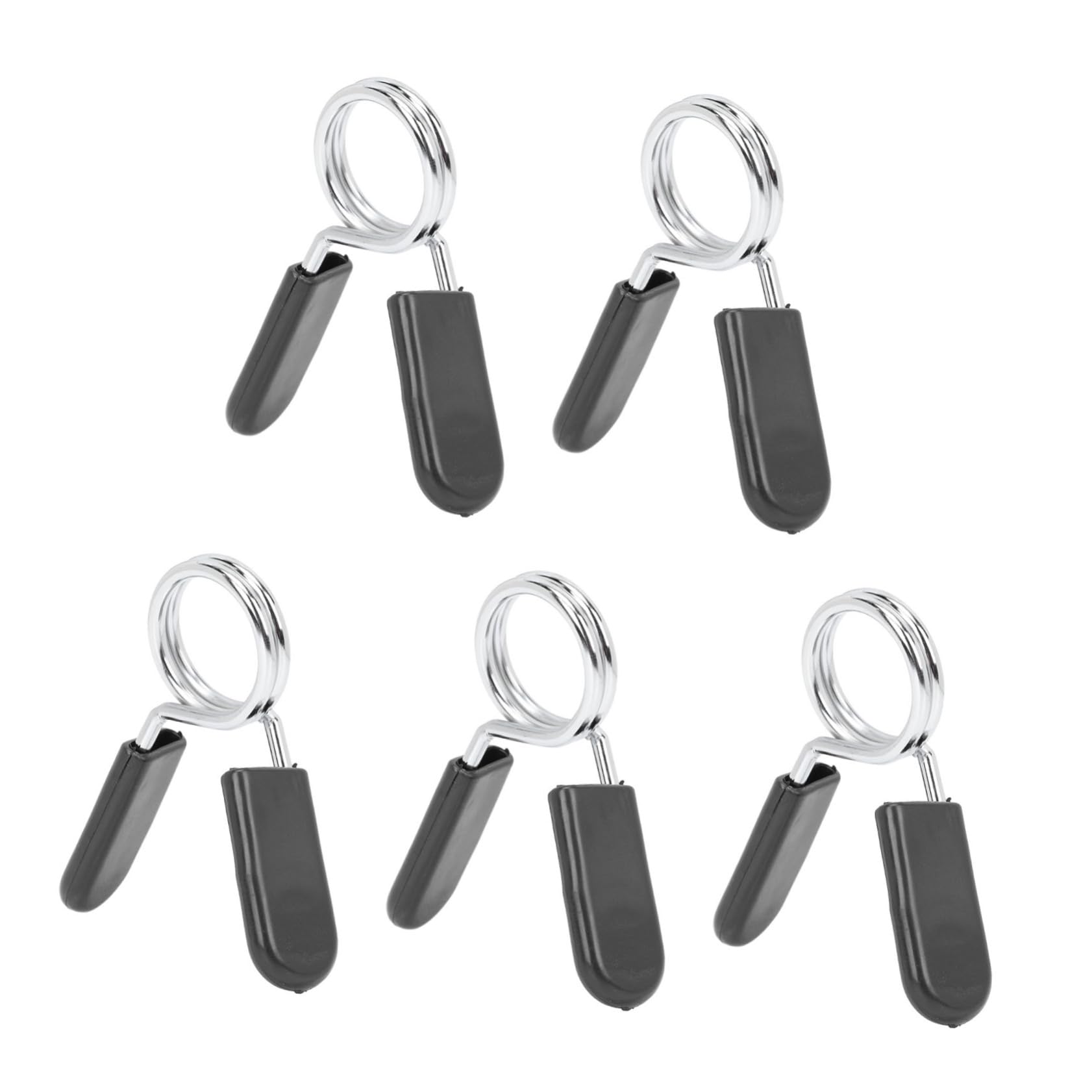 Homoyoyo Barbell Clamp Locking Collar 5pcs Spring Clip for Dumbbells for Workout Sessions
