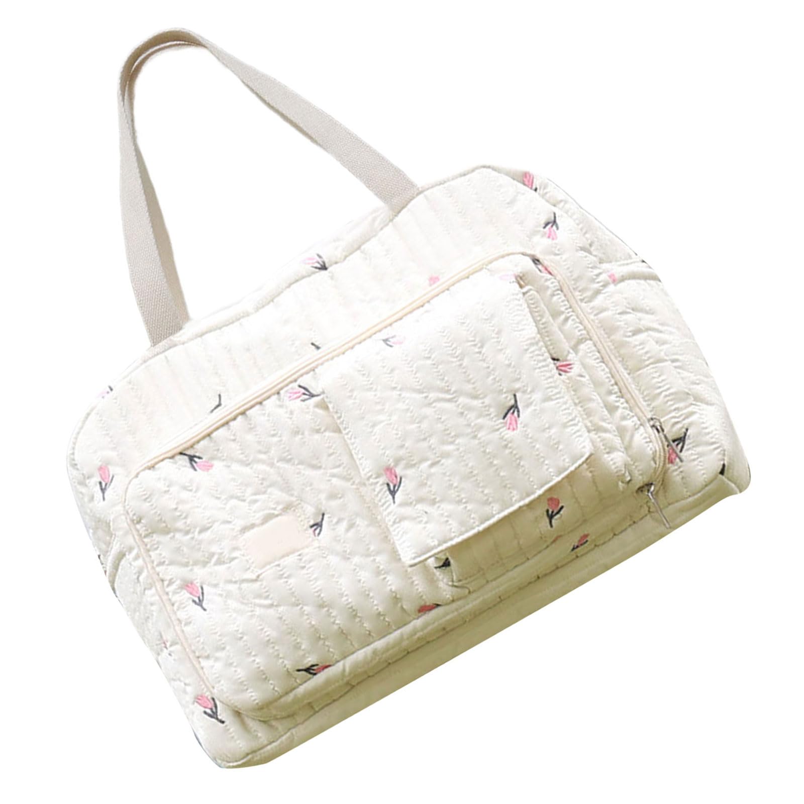 Bolsa de almacenamiento multifuncional, resistente al desgaste, organizador de pañales con bonito patrón de dibujos animados para madres que viajan