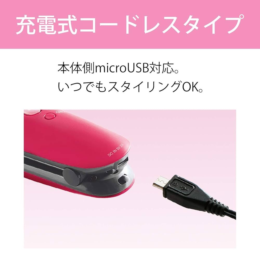 KOIZUMI Cordless Straight Iron (PINK) KHS-8620P【Japan