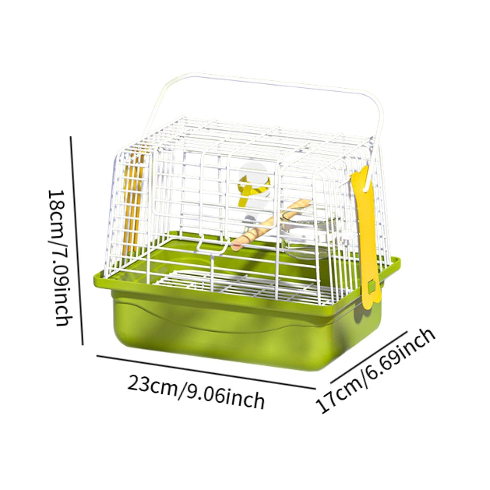 Whtkoph Portable Bird Carrier for Travel with Stand, Ideal for Parrots and Parakeets, Set of 5