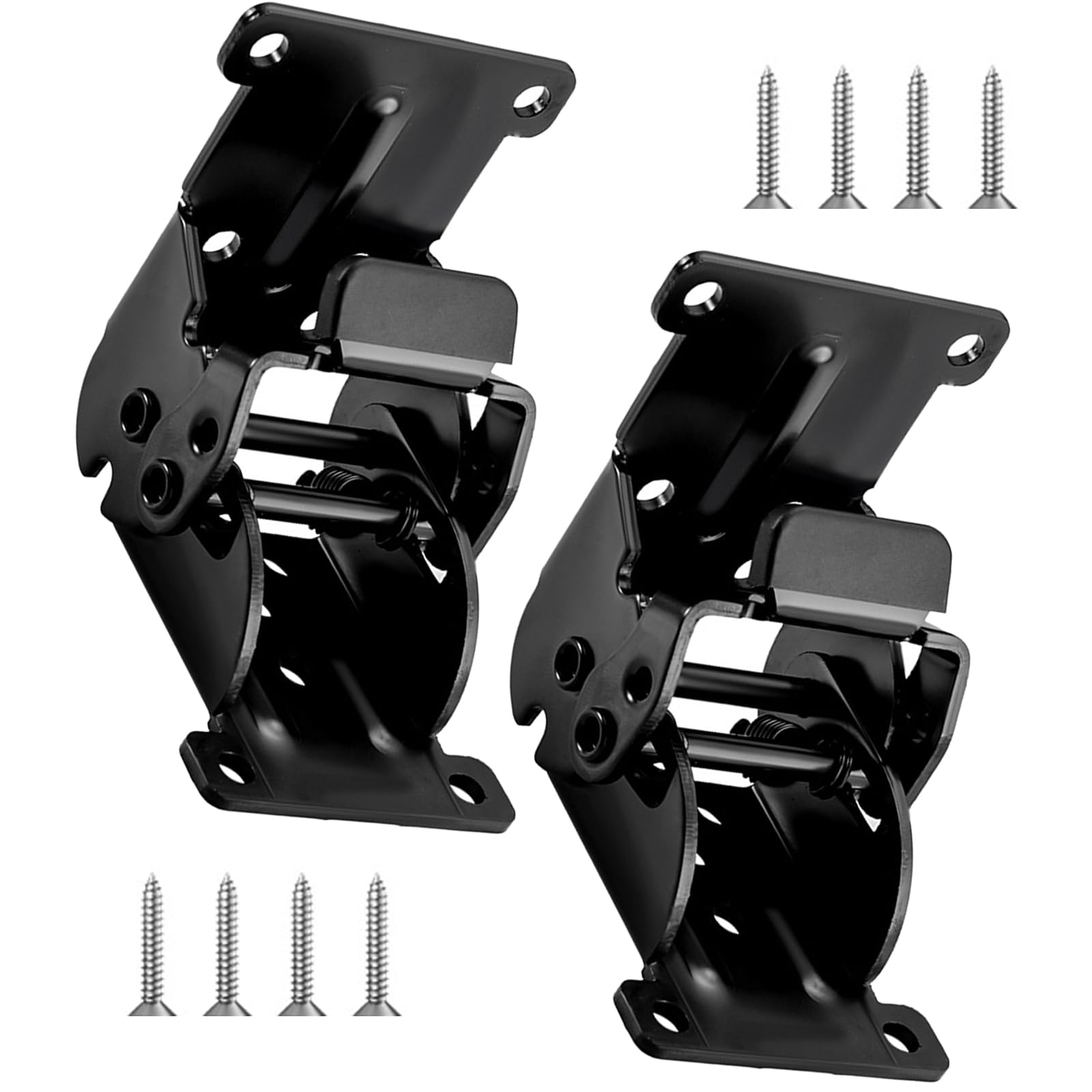 2pcs Portable Sturdy Locking Hinges for Folding Furniture and Cabinet Door Iron Materials Easy Installion Furniture Hardware