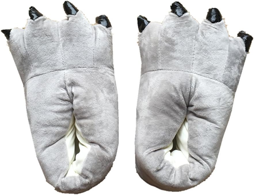 Unisex Plush Paw Claw House Slippers Animal Costume Shoes