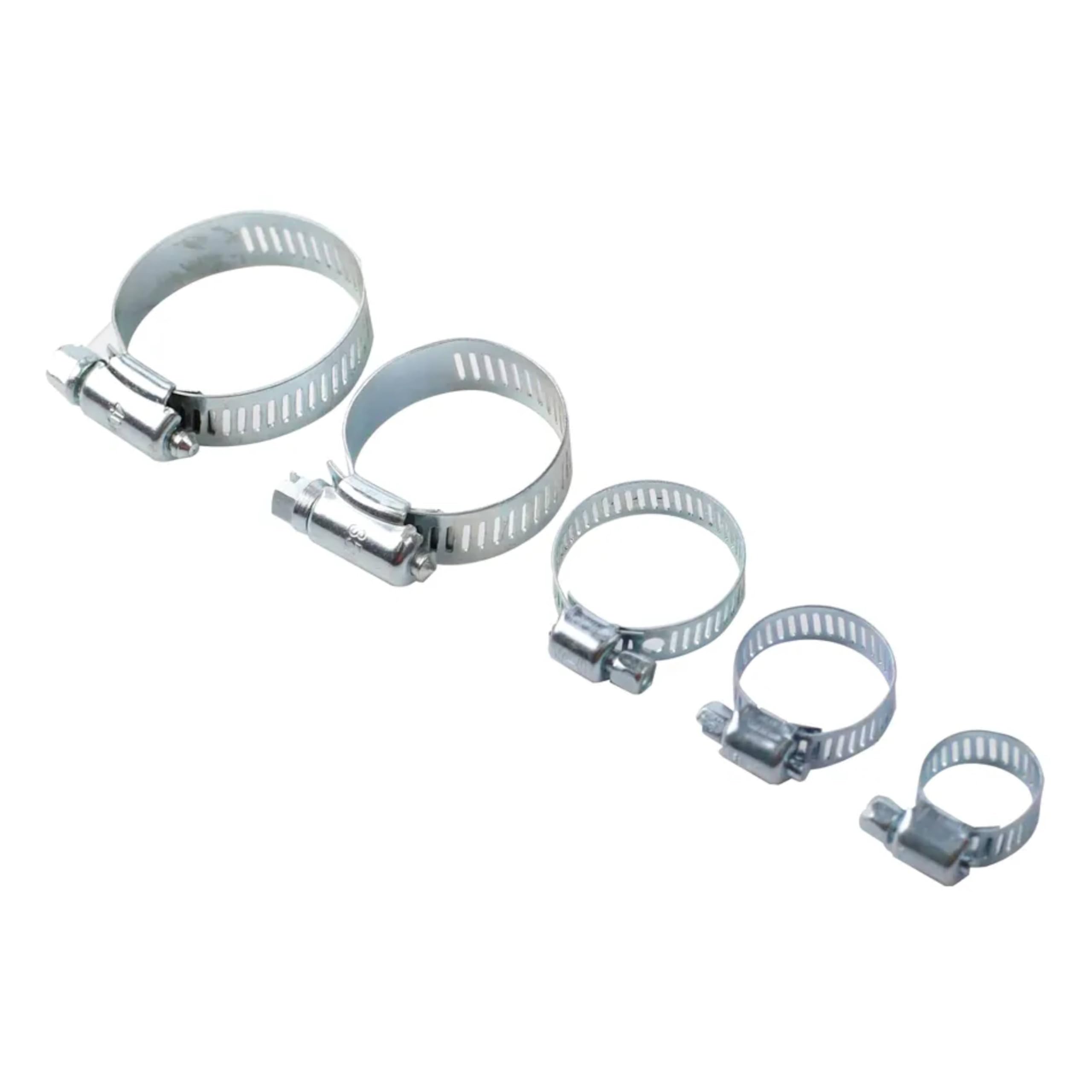 Dekton Black Hose Clip Assortment 26 Pc-Stainless Steel Hose Clamps| Multiple Sizes| Adjustable & Corrosion-Resistant| Ideal For Plumbing, Automotive & Diy Projects| Durable Construction| Convenient Case