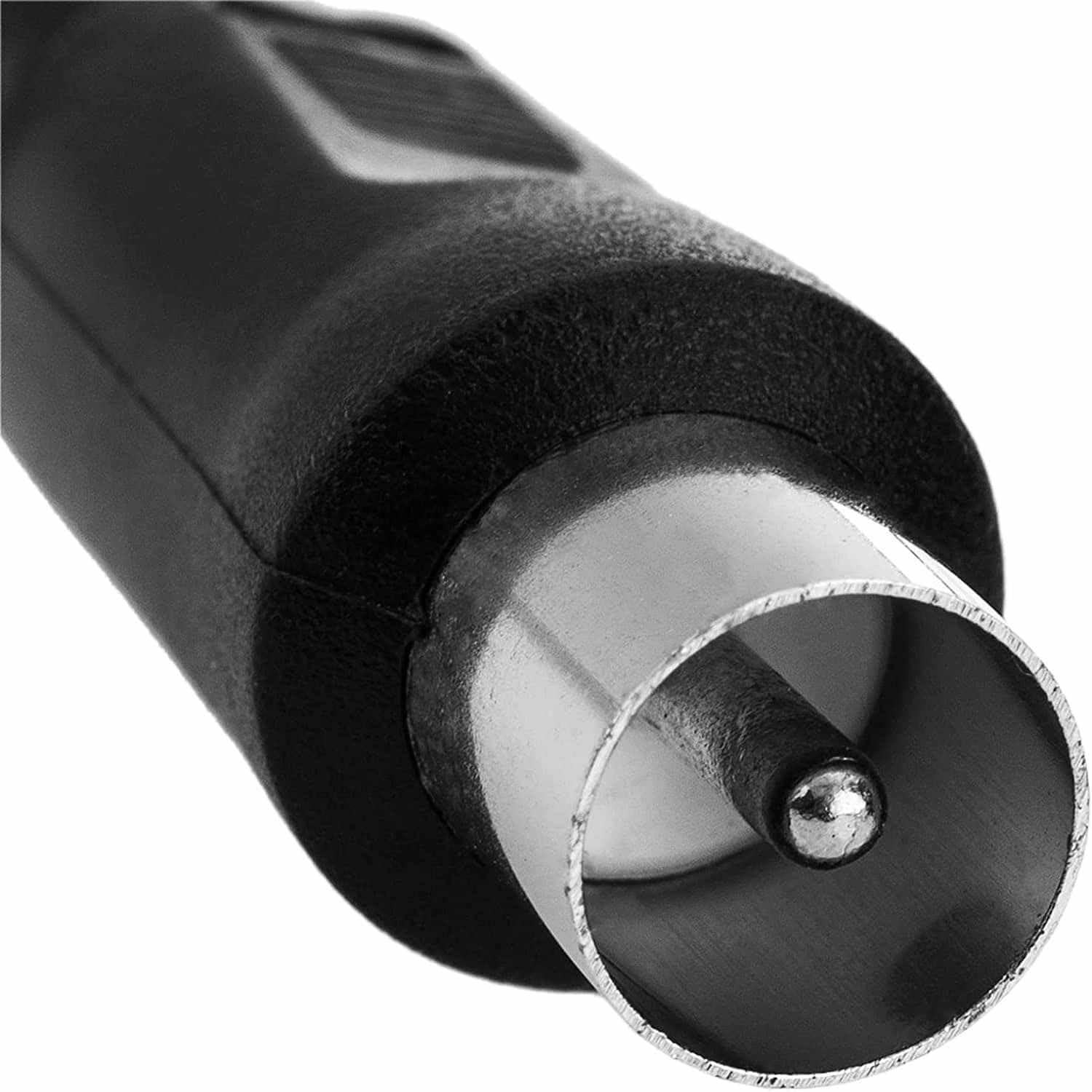 TECHZOCO Cavo antenna TV maschio maschio cavo coassiale antenna TV, cavo antenna tv diritto, cavo televisivo, decoder, 70dB, HDTV, DVB-T2, DVB-C, DVB-S, TV e radio, 75 Ohm, nero, 2,50 metri