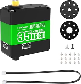 Hiwonder 35KG High Voltage Bus Servo HTD-35H Sevo with Three Connectors and Data Feedback