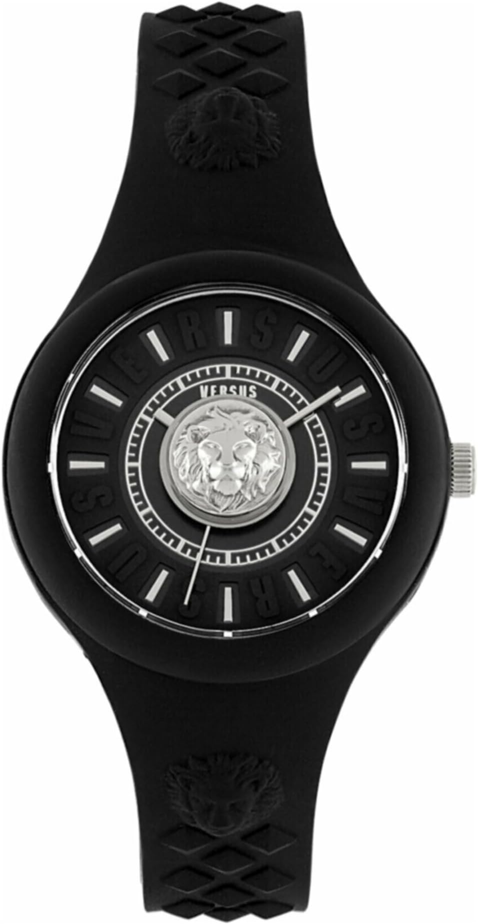 Fire Island Lion Collection Luxury Womens Watch Timepieces with a Black Strap, Case and Dial