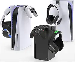 Suporte Stand de Controle E Headset para encaixar no Ps5 ou Xbox One e Series - ARTBOX3D