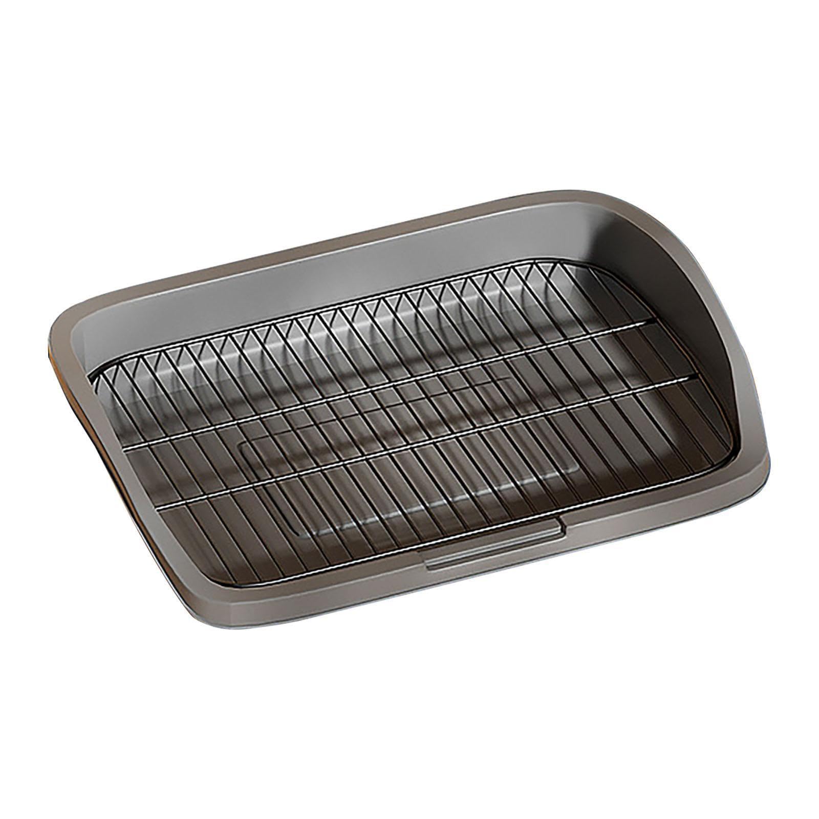 Bac à litière pour chien de grande taille avec grille amovible