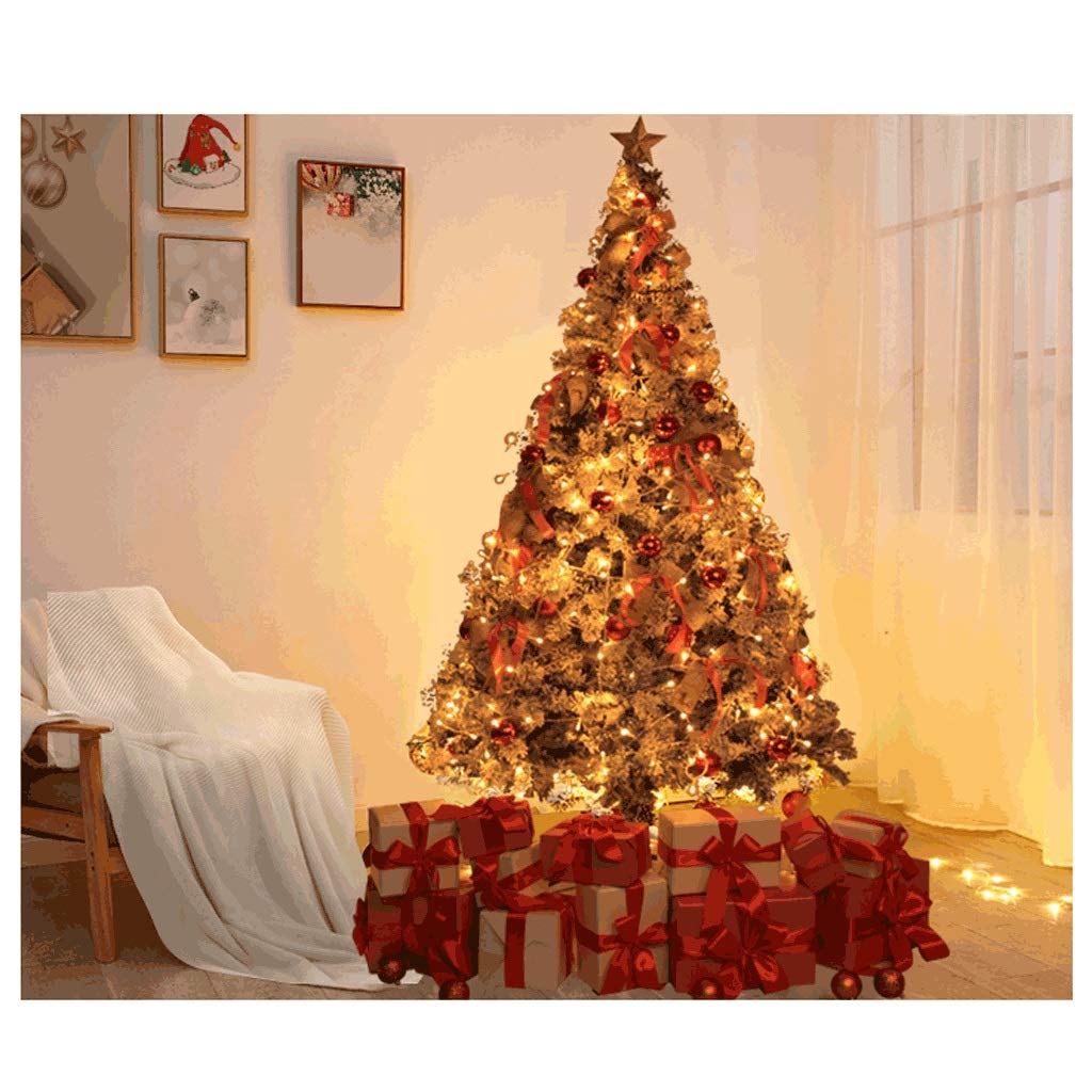 vidaXL vidaXL Kerstboom - Kunstkerstboom - LED-verlichting - Rood - 180 cm