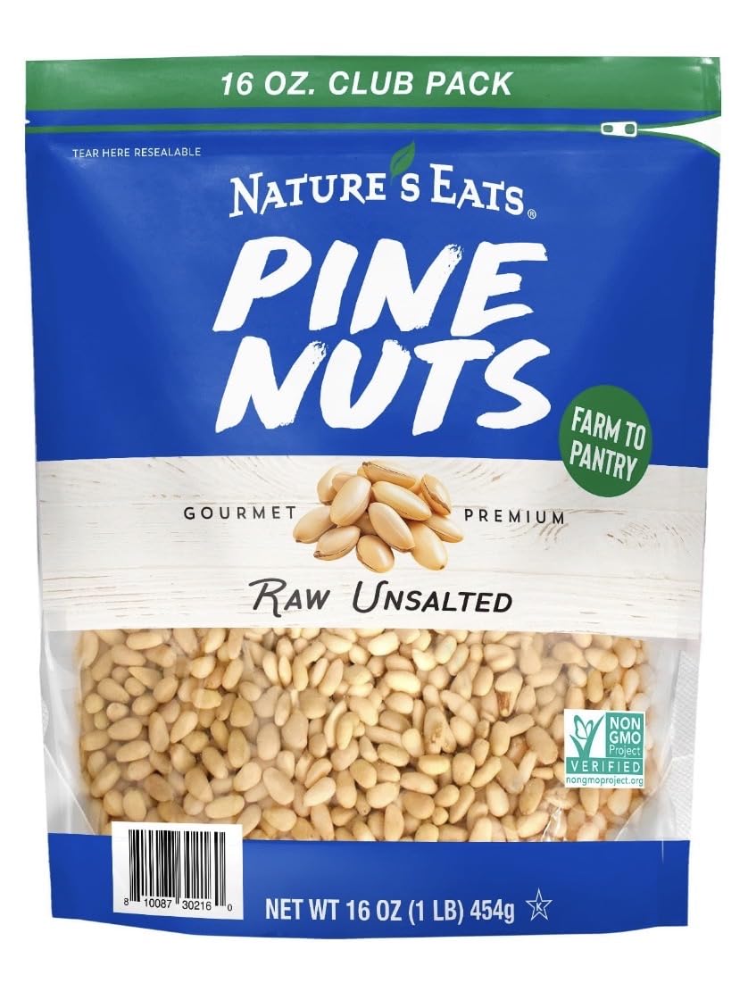 Nature's Eats Pine Nuts, 16 Ounce