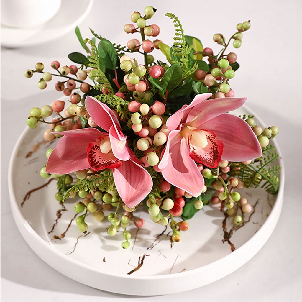Künstliche Blumen Künstliche Blume Glückliche Frucht Holly Obst Wohnzimmer Dekoration Simulation Blume Berry Akazien Bohnen Porch Gefälschte Blaubee Blaubeer Dekoration Gefälschte Blumensträuße ( Colo
