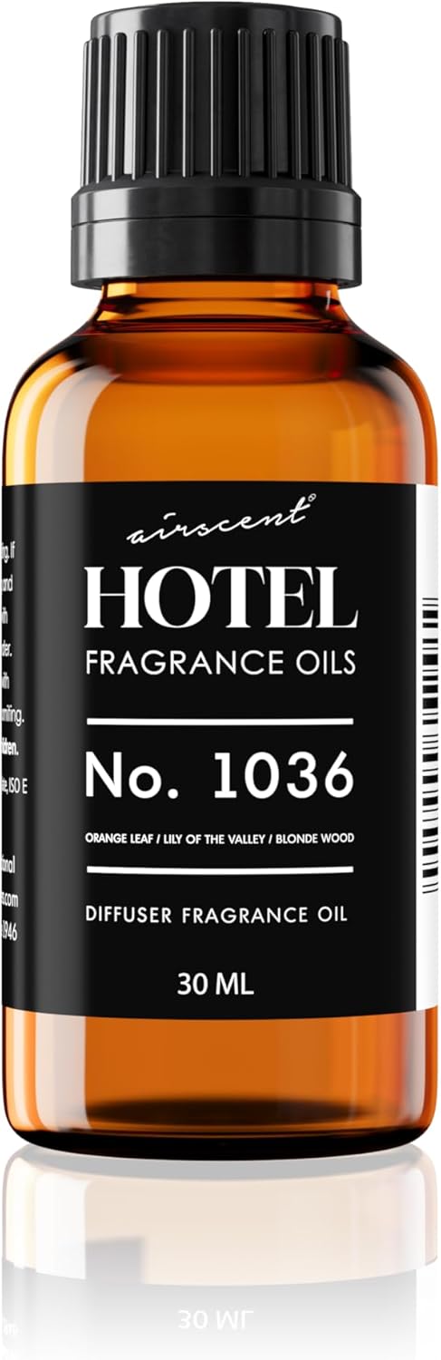 AirScent Hotel Diffuser Oil No. 1036 Inspired by The Las Vegas Venetian-Inspired Hotel Scent - 500 mL, 16.9 fl oz Bottle - Fragrance Oil for Ultrasonic and Waterless Diffusers and Crafting