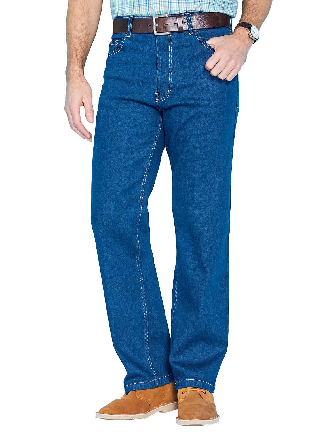 Pegasus Men's Blue Denim Jean In Stretch Fabric Stylish And Flexible Pants 34W / 29L