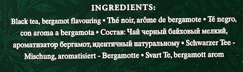 Miniatura 7 de Ahmad Tea Black Tea, Earl Grey - Bolsitas de té aromáticas, 100 unidades, sin cafeína y sin azúcar, el embalaje puede variar