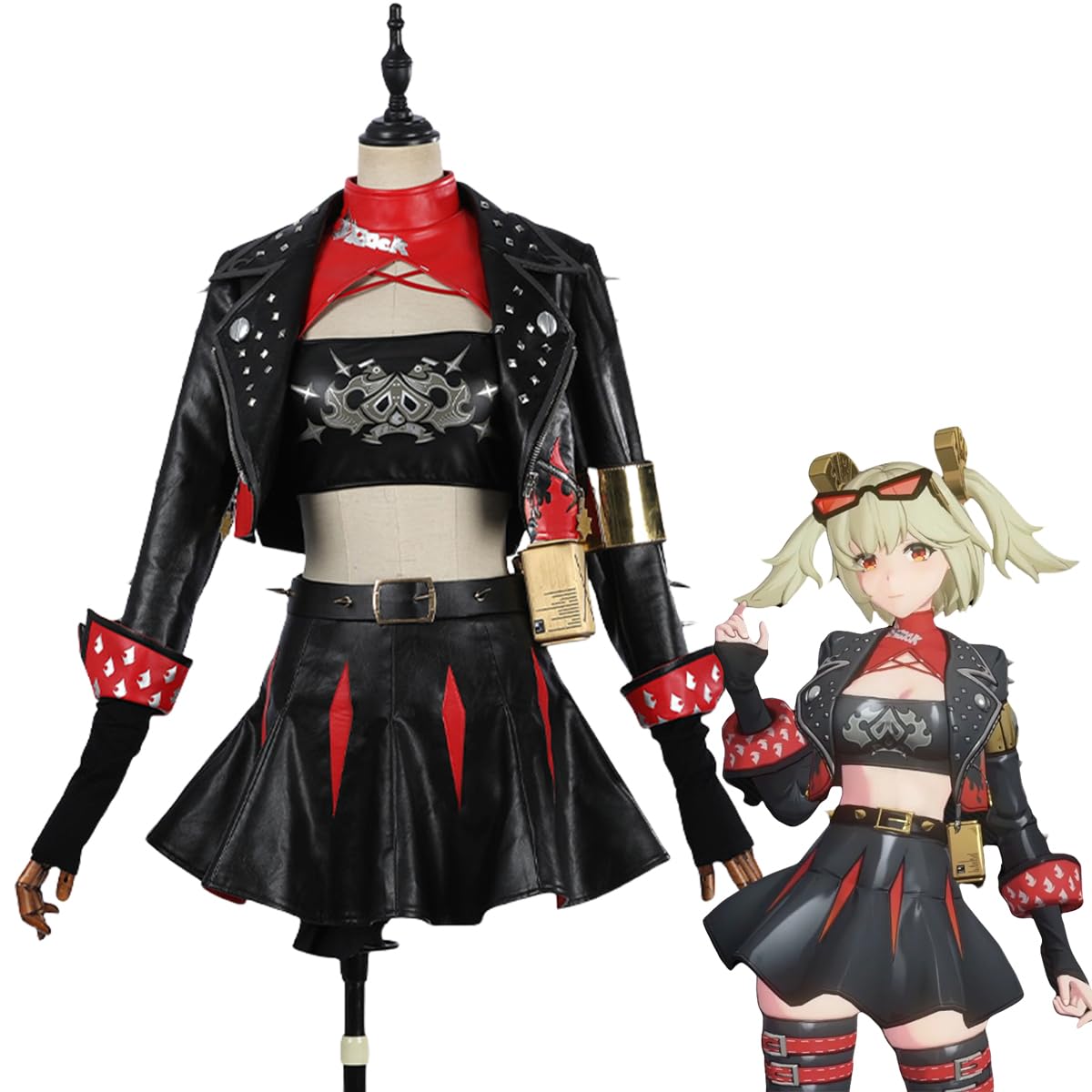 Amazon.co.jp: JENUEKA バーニス コスプレ衣装 ゼンレスゾーンゼロ 