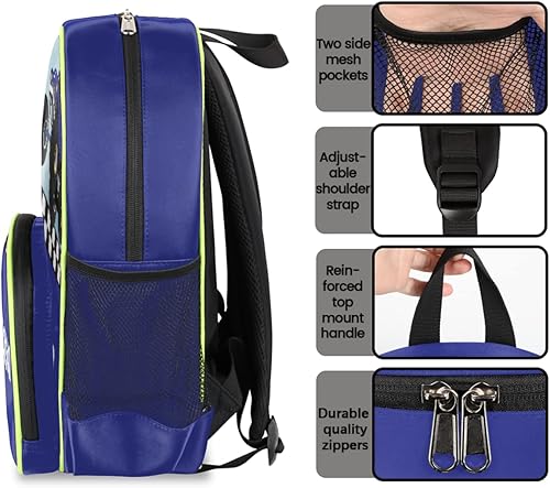Miniatura 5 de Mochila personalizada para niños pequeños, mini mochilas personalizadas para preescolar, mochila escolar para niños y niñas, camión volquete, Opción