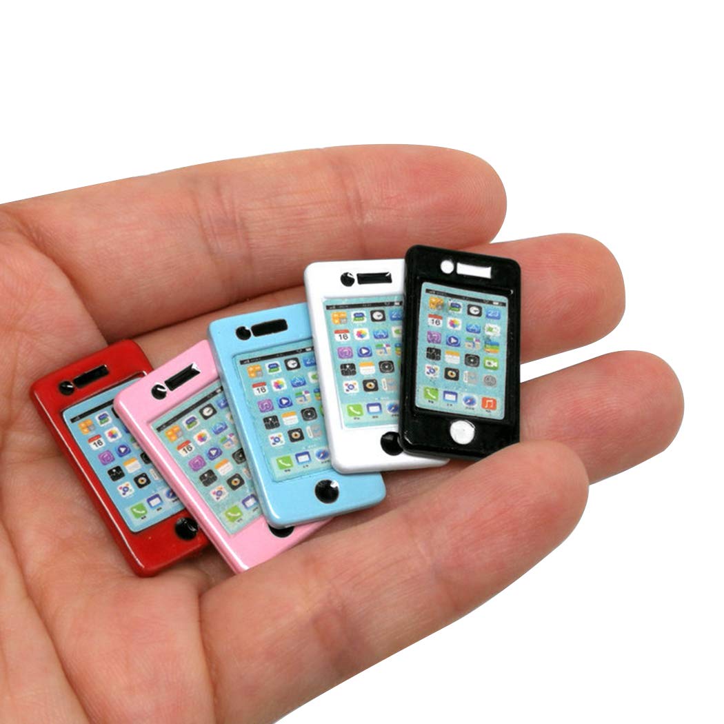 Joyibay 5PCS Doll Phone Cute Mini Doll Mobile Phone Doll Cellphone Doll Accessories