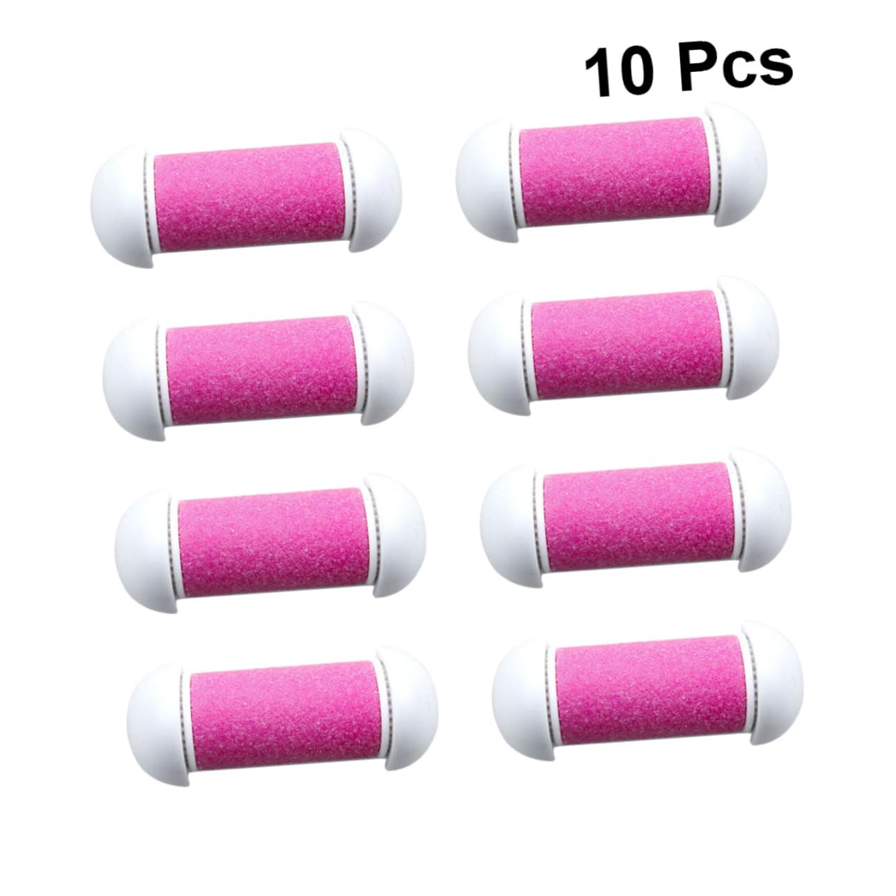 minkissy 30piezas Rodillos De Reemplazo Para Exfoliador De Pies Eliminador De Muerta y Durezas Herramienta De Cuidado De Pies Color Rosa