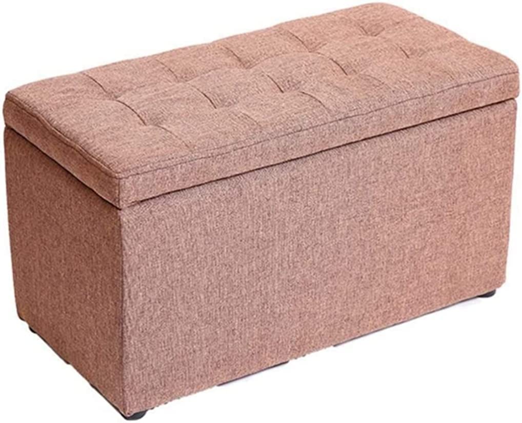 Tabouret pouf coffre gain de place pour ranger le salon