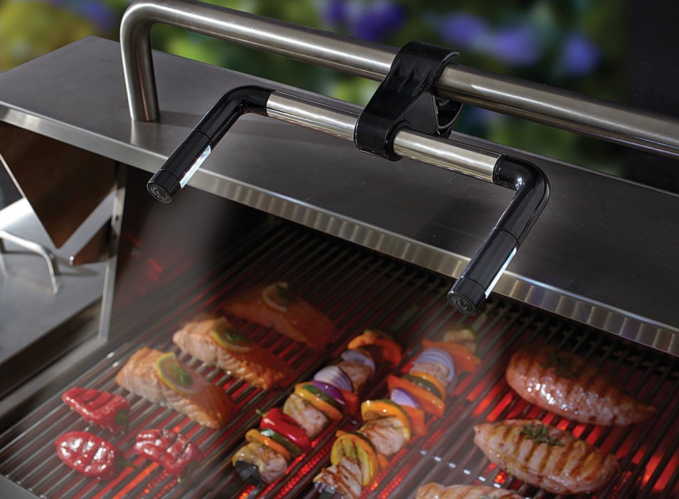 Mr. Bar-B-Q 40262Y LED Handle Mount Grill Light with Clamp