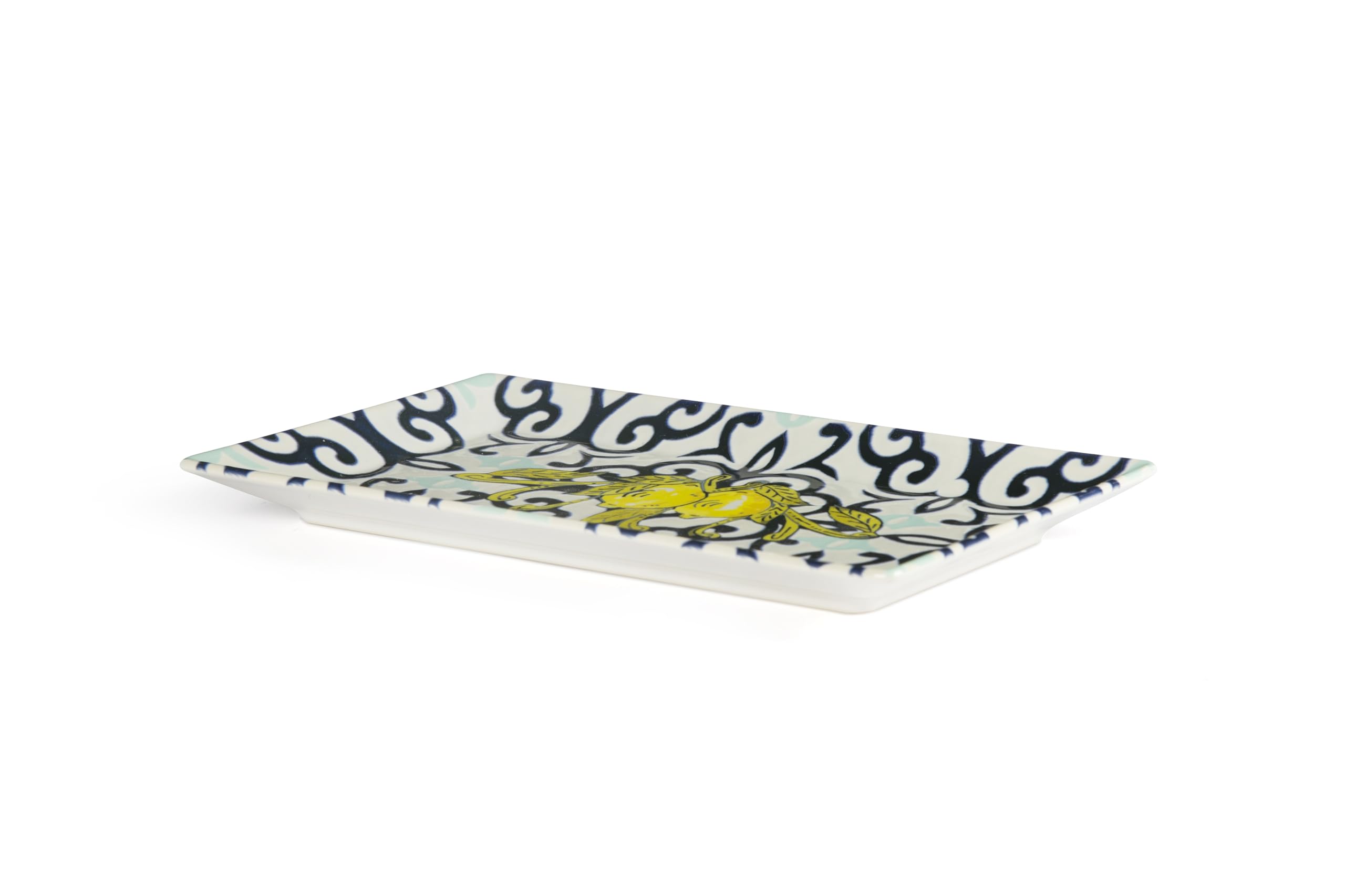 Excelsa Amalfi zestaw 6 talerzy dekoracyjnych, 25 x 15 cm, ceramika