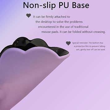 Cloud Keyboard Wrist Rest Purple Mouse Pad with Wrist Rest for Computer Keyboard and Mouse Pad Set Memory Foam PU Base Cute Ergonomic Wrist Pad Support for Gaming Desk Laptop Home Office Pain Relief