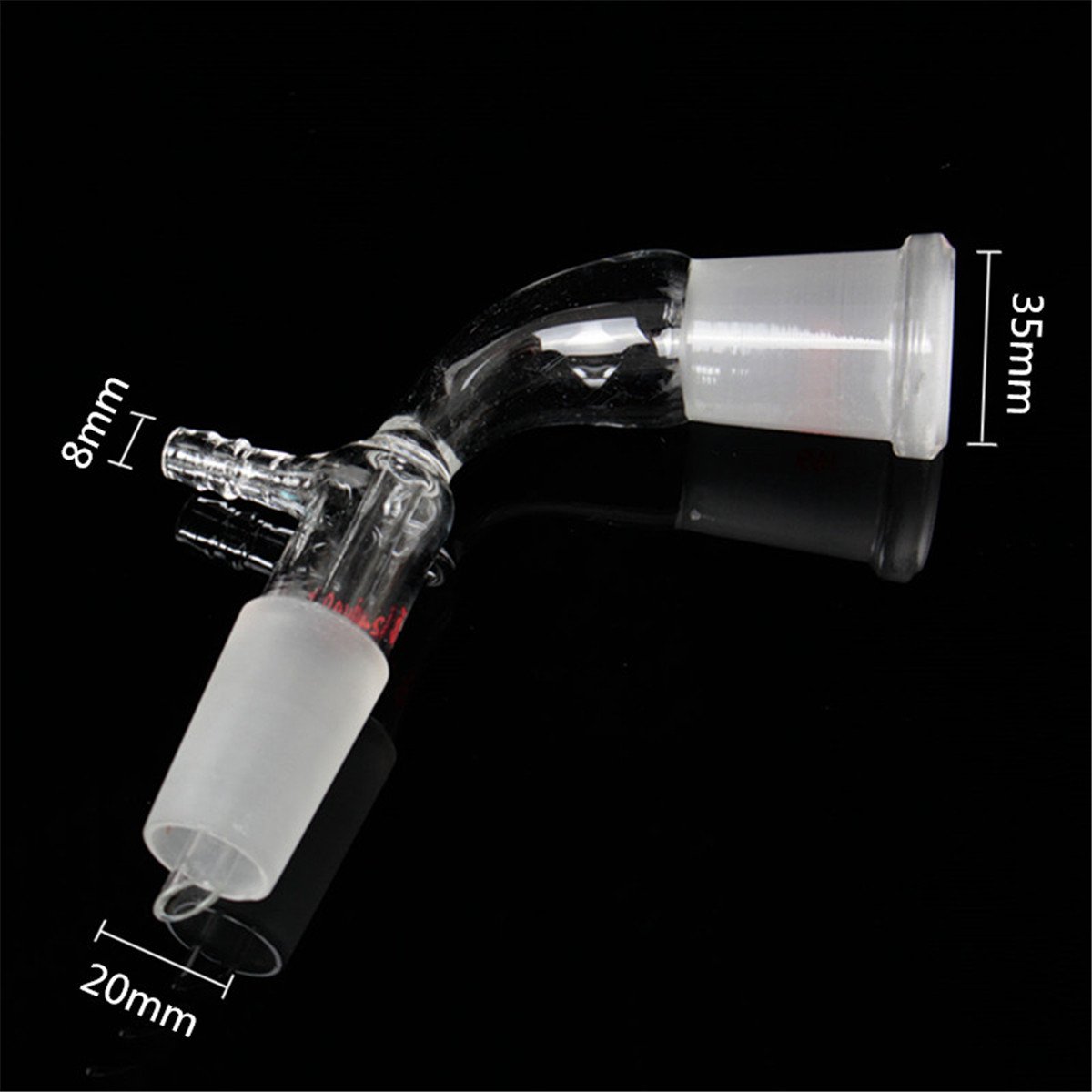 EsportsMJJ El Vacío Del Aparato De La Destilación 1000Ml 24/40 Destila La Columna Del Kit Vigreux Con La Cristalería Del Laboratorio Del Brazo