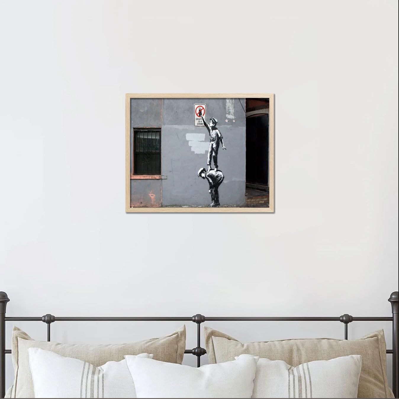 Amazon.com: Banksy Graffiti Wall Art Griffiti Is A Crime Pop Art