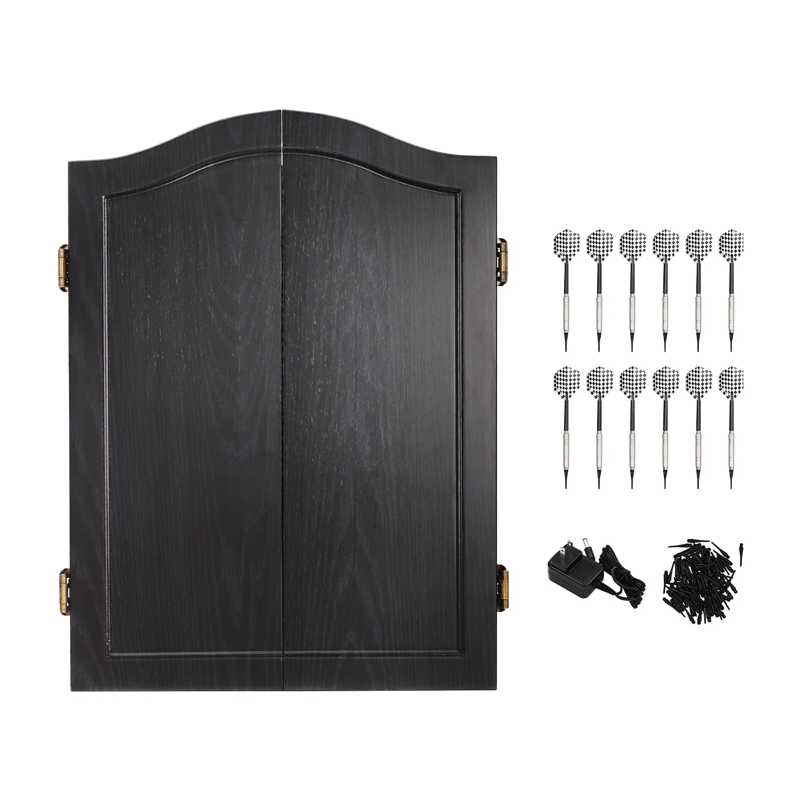 BANEBONE Dart Board, Classic Dartboard and Cabinet Sets Push Button LED Electric Digital Dart Boards Multiplayer Dartboard, Easy Assembly Complete Dart Boards Set for Adults 40.15 * 24.4in