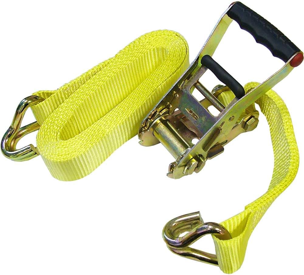 Faithfull Ratchet Tie Down 5m x 50mm Trucker Breaking Strain 4500kg