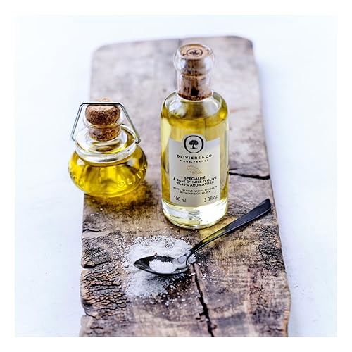 Miniatura 3 de Oliviers & Co - Sal marina de trufa blanca  Sal escamosa sazonada gourmet  Sal marina de guerrana francesa con trufas blancas de Alba regalo de