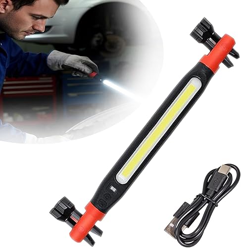 Luz de trabajo magnética 2026, barra de accesorios de luz LED recargable debajo del capó, barra de luz LED de trabajo, luz mecánica debajo del capó