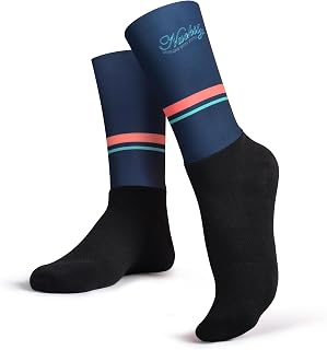 Calcetines de ciclismo, calcetines de compresión antideslizantes de silicona con agarre profesional, calcetines deportivos para correr, PF280803