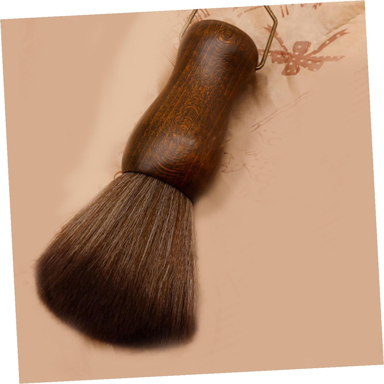 Barber Brush Cleaning Brush Dusters Detangler Barbers Hair Removal Color Detangle Hair Scalp Neck Duster Brush - Bristle Mason Curly for Shave Brush Men Shaving Wood