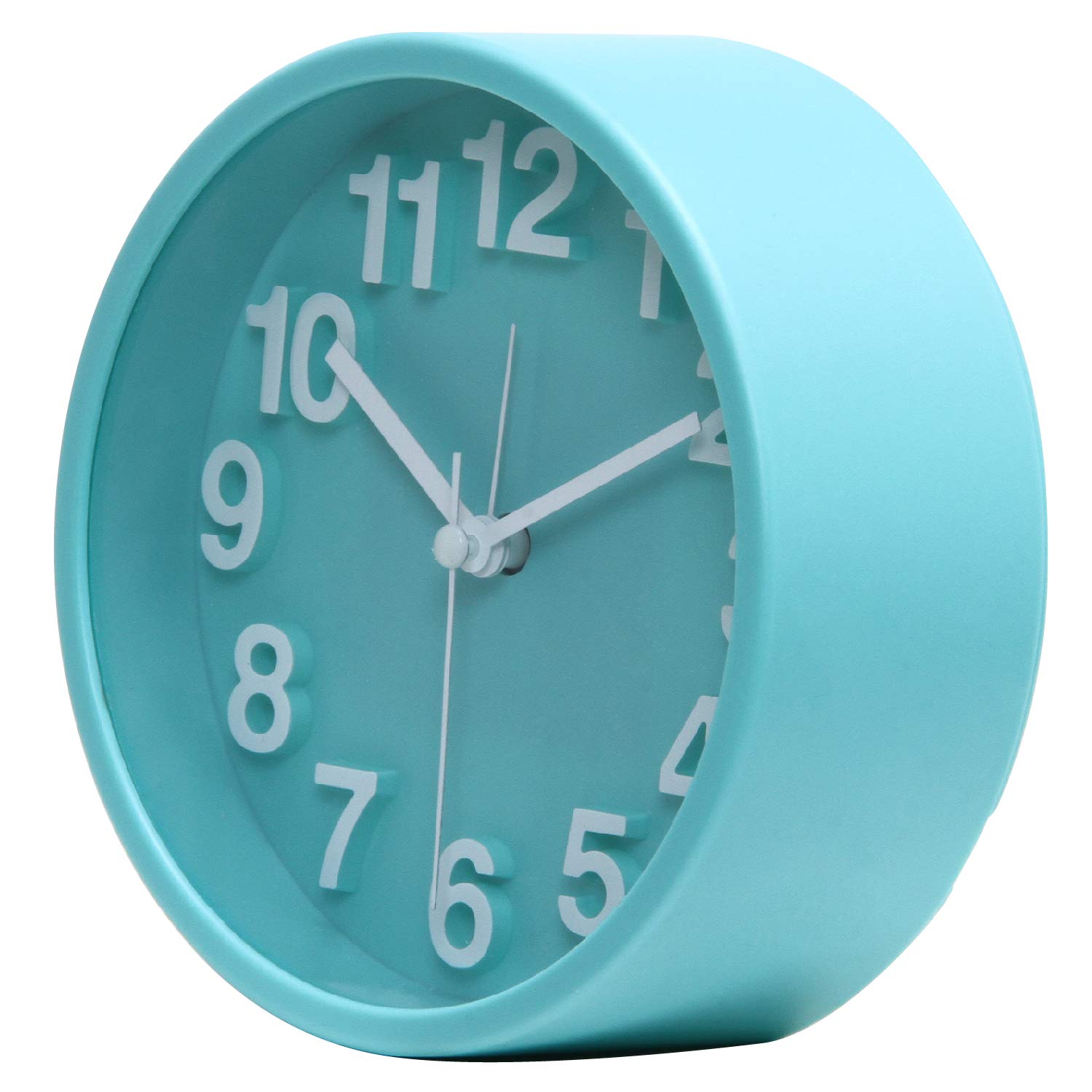 Amazon.co.jp: 不二貿易(Fujiboeki) 置き時計 ブルー 直径13.4cm