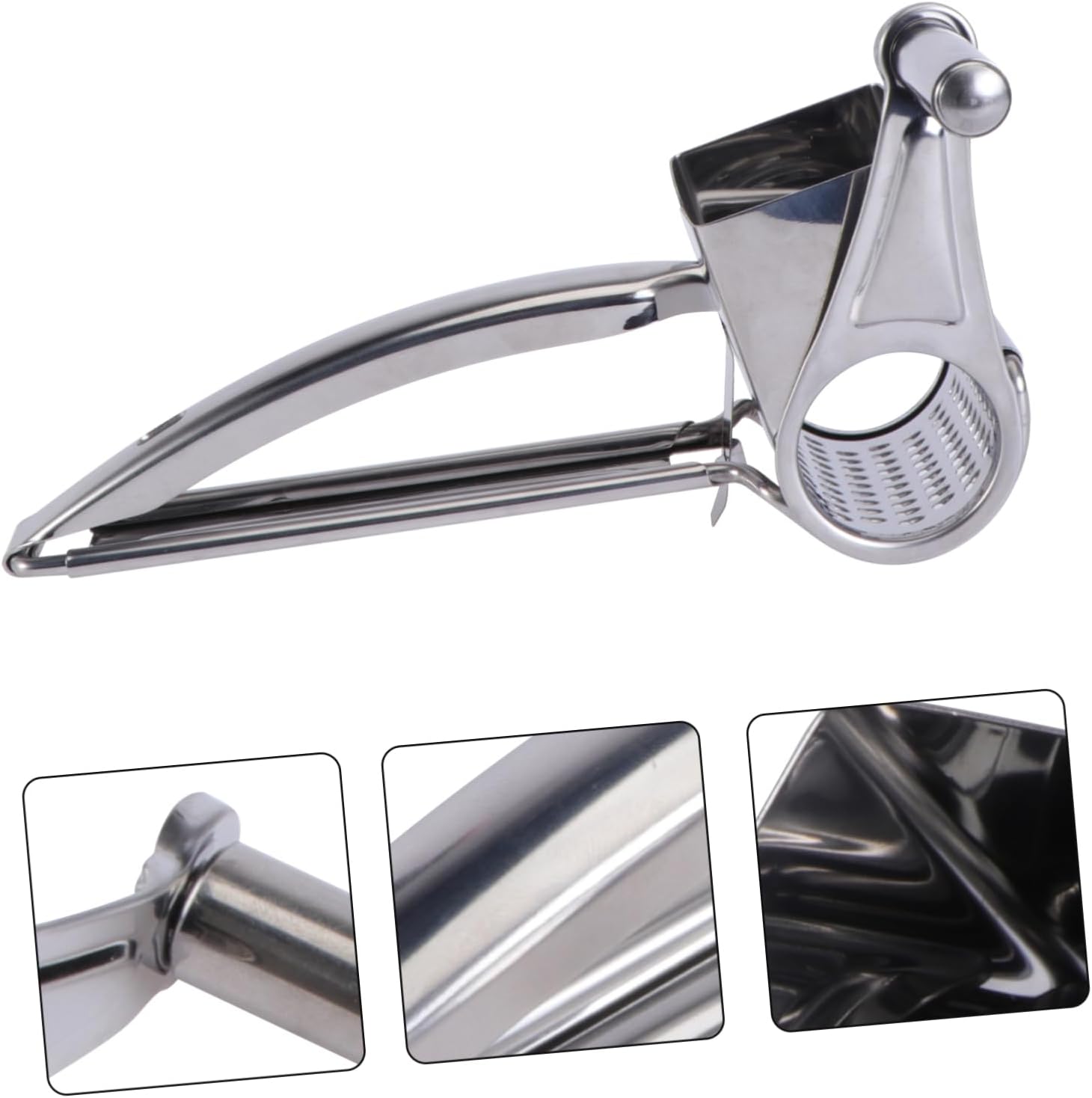 Rotary Cheese Slicer Shredder Stainless Steel Cheese Grater Fine Coarse Grating for