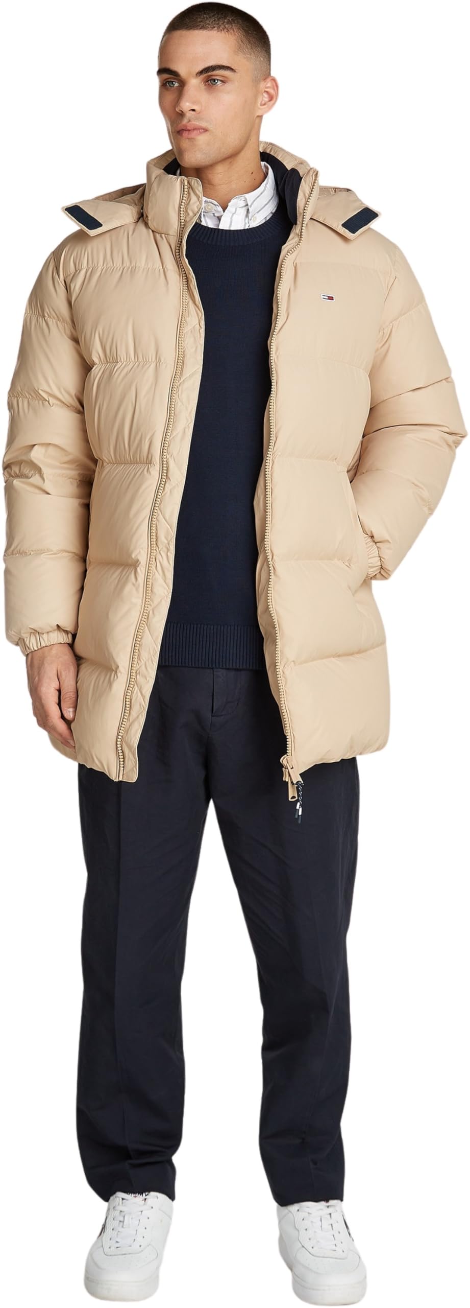 Tommy Jeans Men's Tjm Essential Down Parka Dm0dm20466 Other Jackets, Beige (Gentle Gold), M