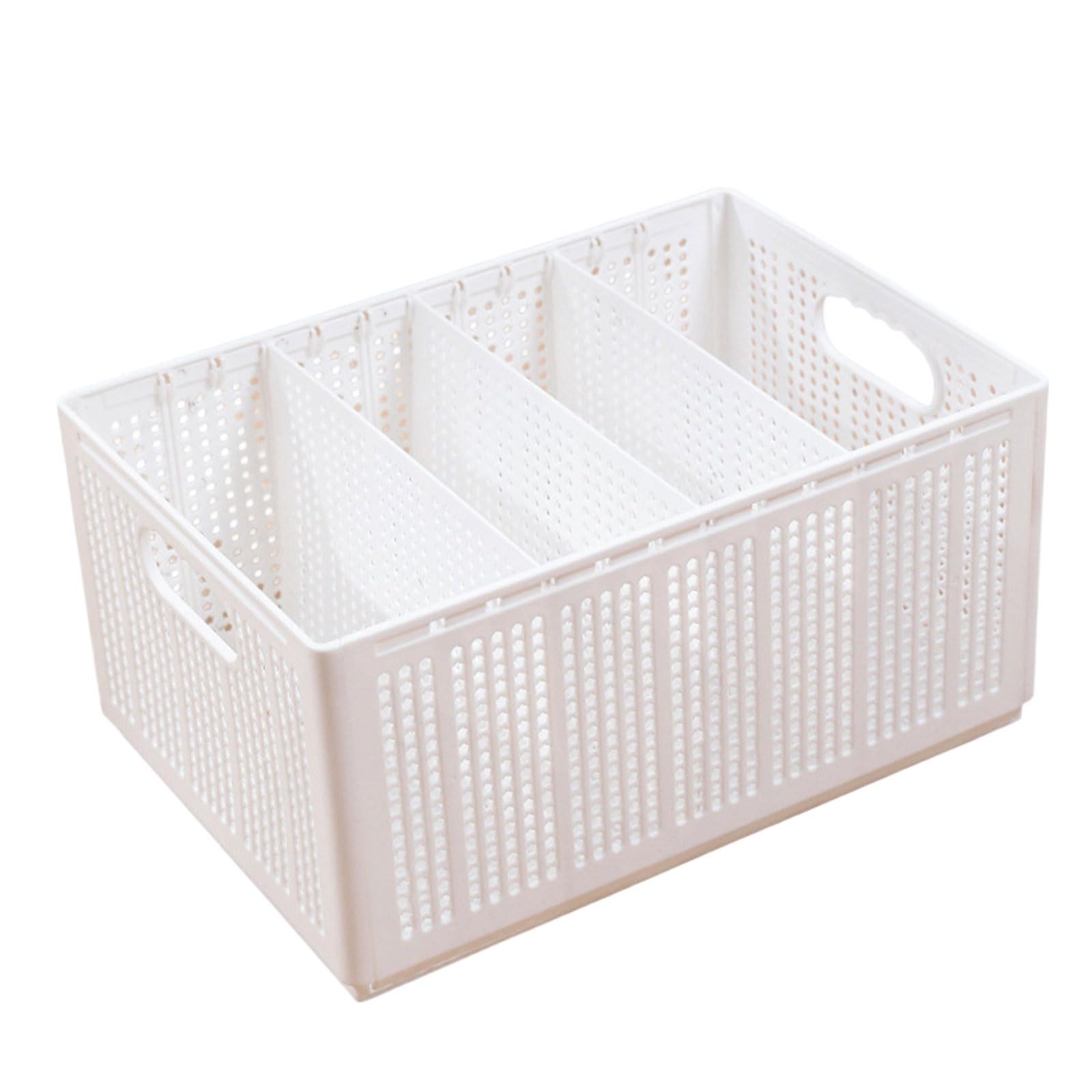 Linvimia E Foldabl Underwear Storag Box For Small Items Spac Multifunctional Fficient Household Bras Organiser Foldabl Storag Basket
