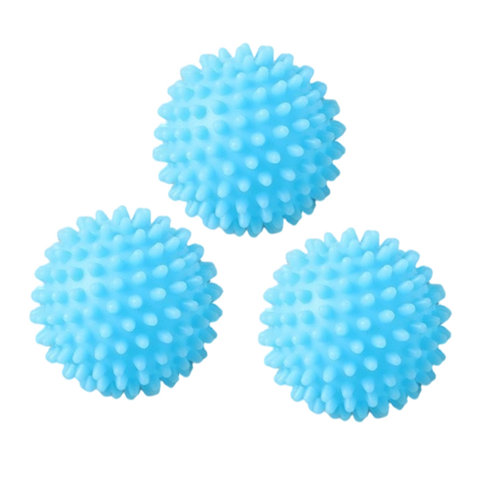 Qusinfc 3PCS Laundry Dryer Ball Fabric Washing Ball with Wrinkles Design to Enhancing Fabric Softness and Reduce Statics Laundry Drying