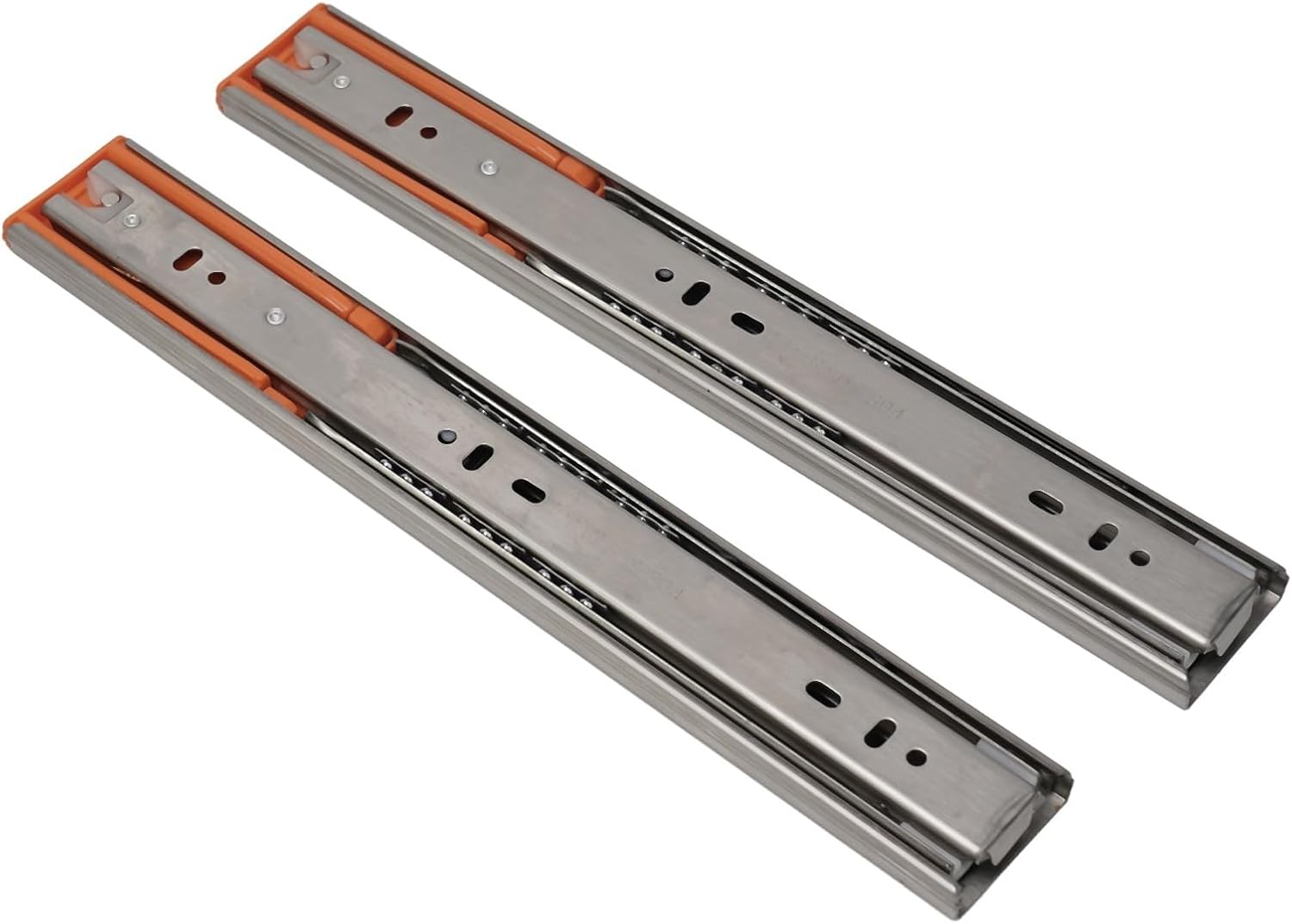 Smooth and Silent Closing Stainless Steel Drawer Slides 10/12 Buffer Rails for Stable and Secure Drawer Operation (Buffer 12inch)