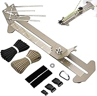 Vista 11 de Kit de herramientas de plantilla de cuerda de paracaídas, accesorios para hacer pulseras, kit de plantilla de cuerda de paracaídas ajustable con 2