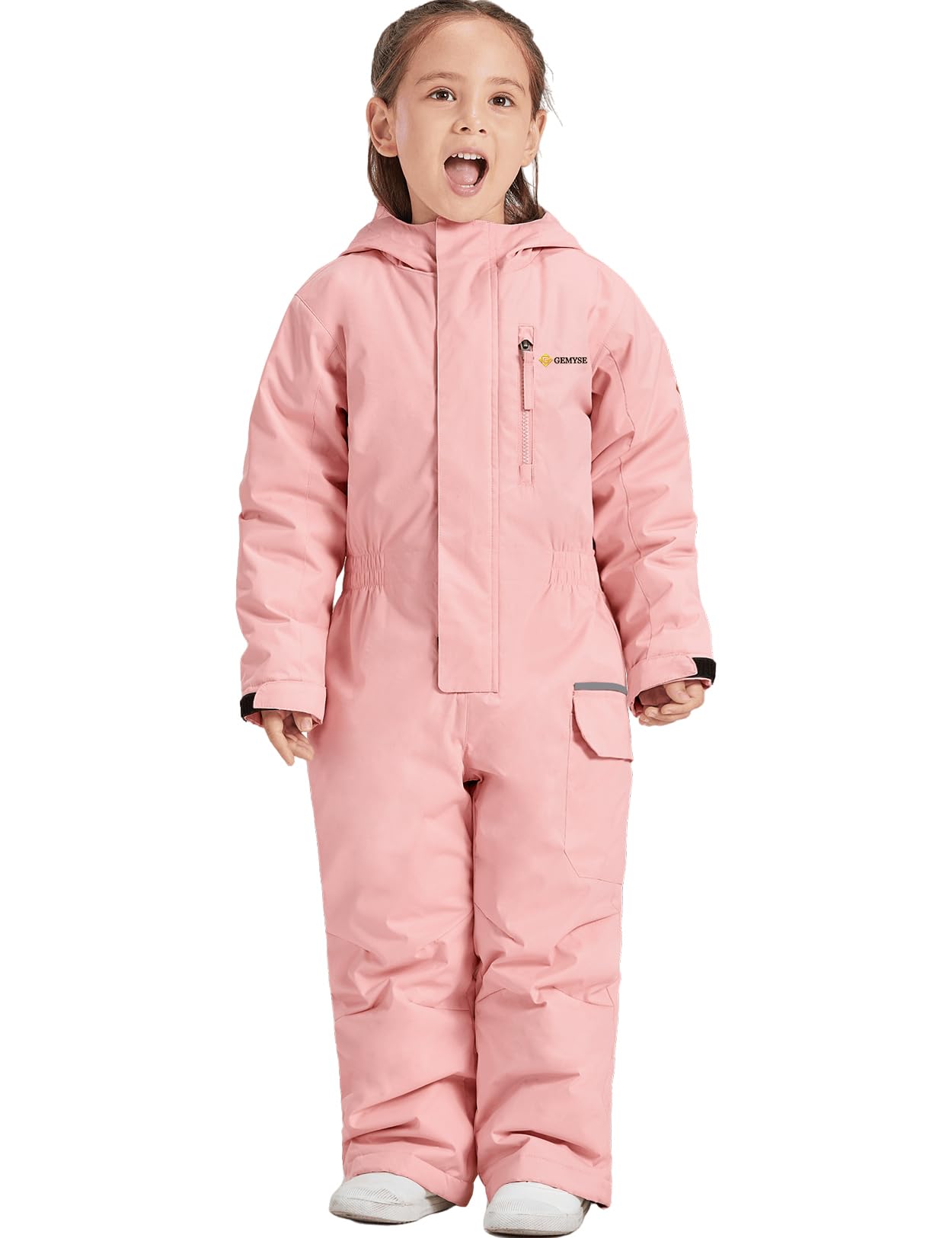 GEMYSEKids One Pieces Ski Suits Jumpsuits Boys Girls' Winter Outdoor Snowboarding Waterproof Snowsuits