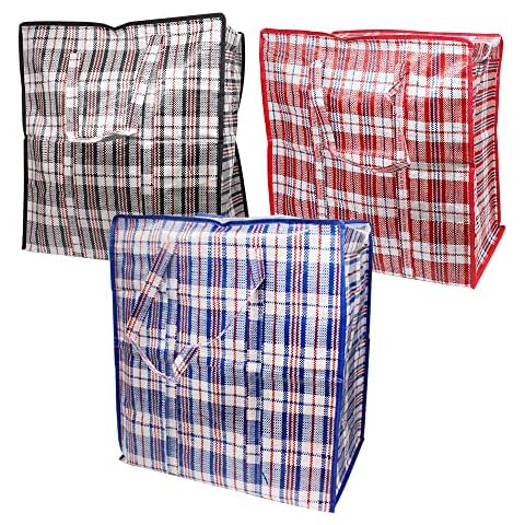 Storage Bags Laundry Bags Strong and Durable Laundry Bags Pack of 3 Ideal for Laundry,Moving,Shopping Bags and Storage Reusable Storage Zip Bag Waterproof and Dustproof Cover