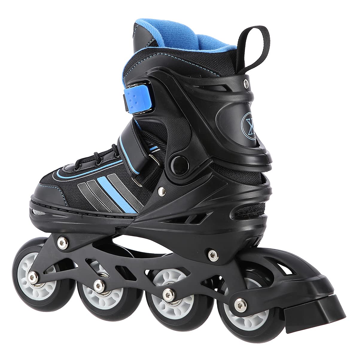 Nils Extreme Spirit - Pattini in linea 2 in 1, misura 29-33, 34-38, 39-43, regolabili