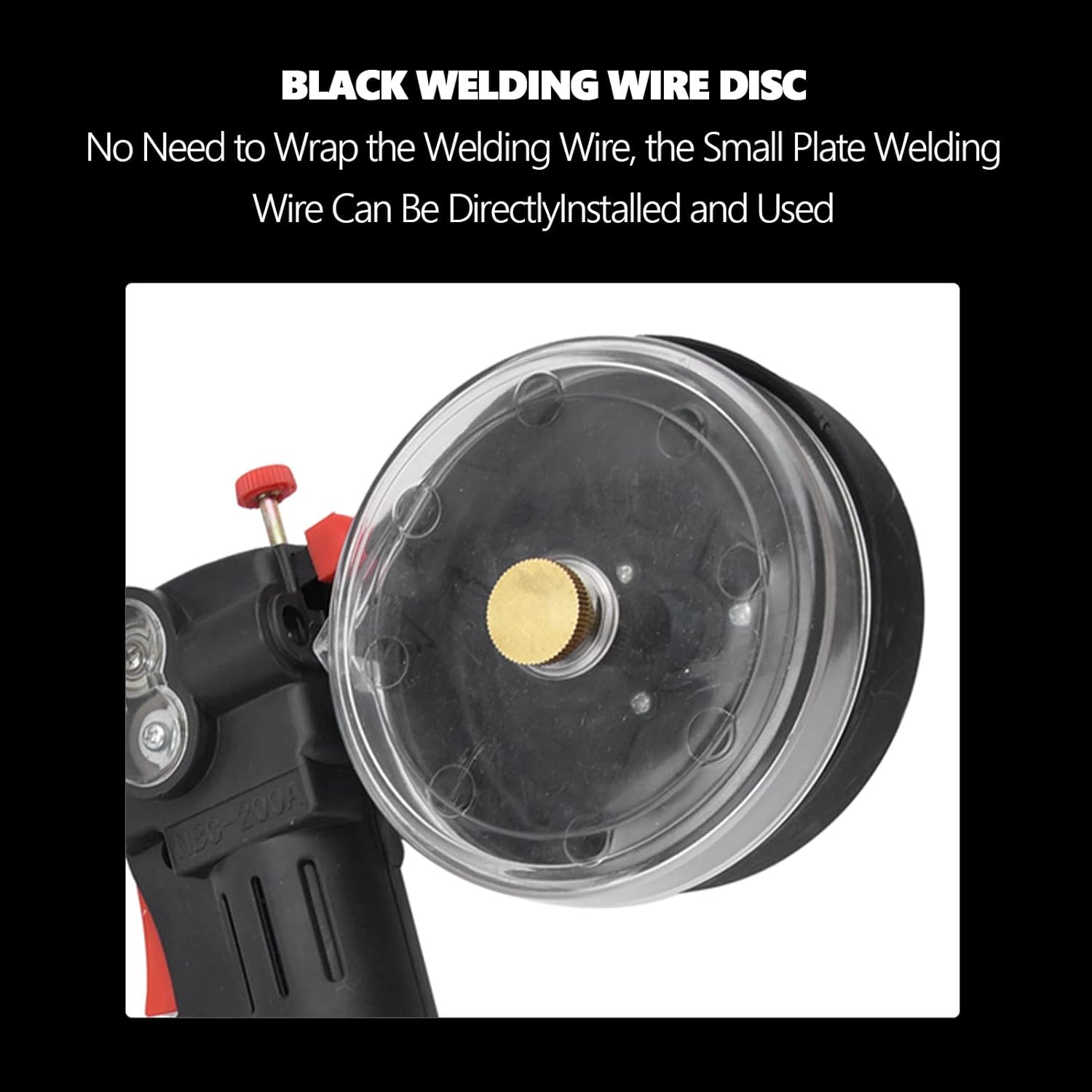 Aluminum Welding Spool Gun MIG Welder Accessory 200A CO2 / 180A Mixed Gases Air Cooled with Closed Spool Box Welding Tool for Trailers Cars Boats High Altitude Maintenance (Spool Gun)