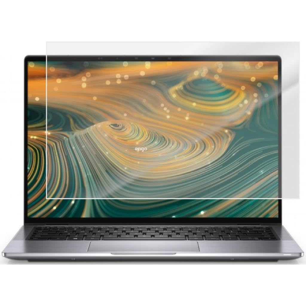 Engo Dell Latitude 9420 14 İnç İle Uyumlu Mat Ekran Koruyucu Notebook, Yansıma Ve Parlama Önleyici Parmak İzi Bırakmayan Laptop Koruma, 9H Temperli Kırılmaz Esnek Nano Cam